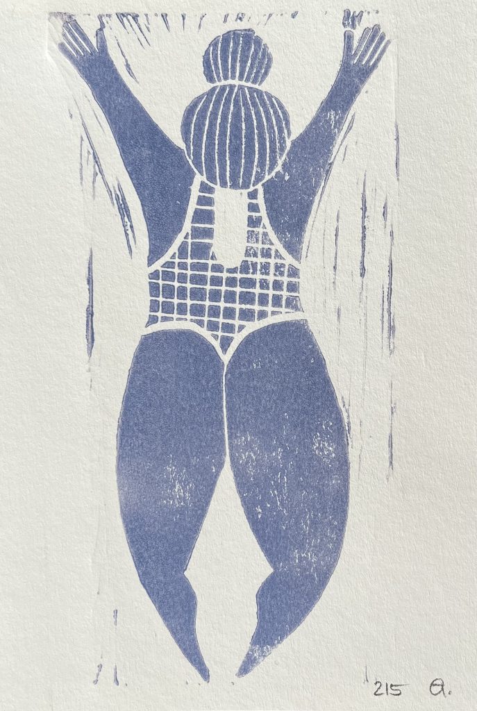 KOPFüBER
LiNOLDRUCK
10,5 × 14,8 cm
AUFLAGE 5 EXEMPLARE
25 €