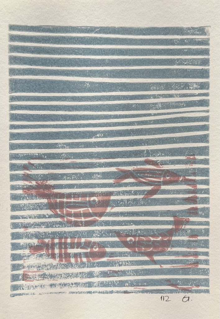Unter der Oberfläche
LiNOLDRUCK
10,5 × 14,8 cm
AUFLAGE 2 EXEMPLARE
50 €